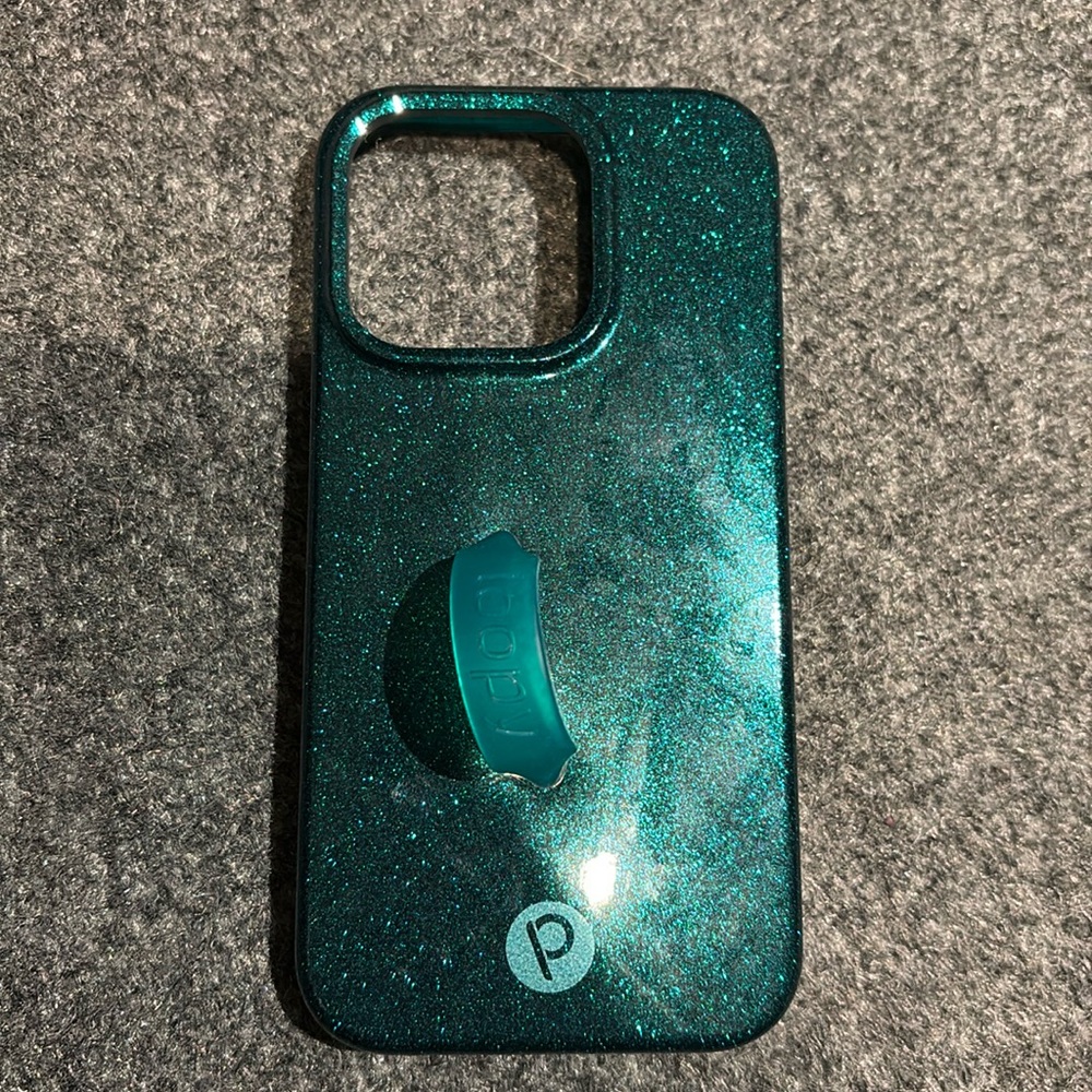 Loopy emerald sparkle case